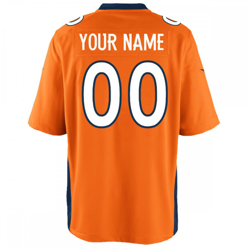 Denver Broncos Nike Youth Custom Game Jersey - Orange-GridironStore
